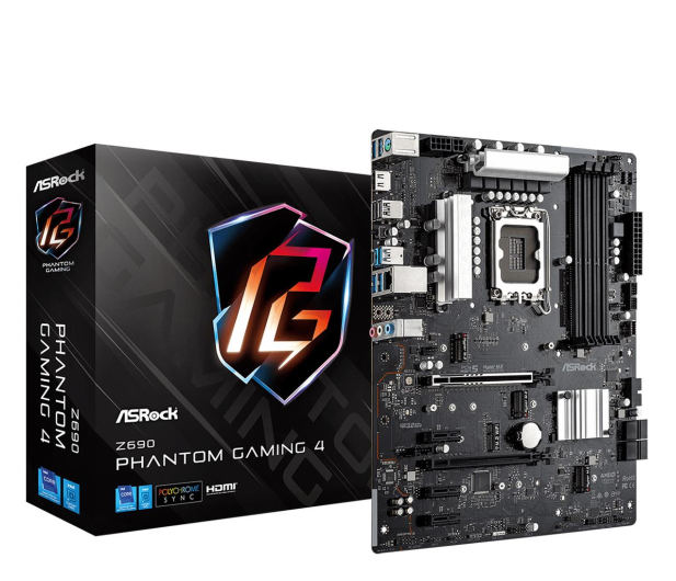 ASRock Z690 Phantom Gaming 4 DDR4 - 693249 - zdjęcie